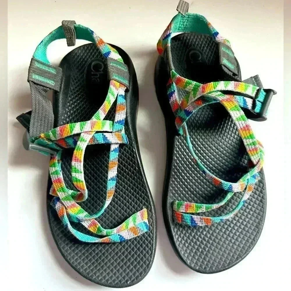 Chaco Kids ZX/1 Ecotread Sandal In Camper Turquoise